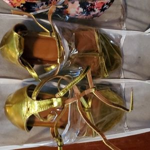 Gold Sandals